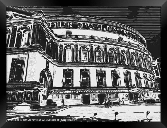 Royal Albert Hall, Kensington London Framed Print by Jeff Laurents