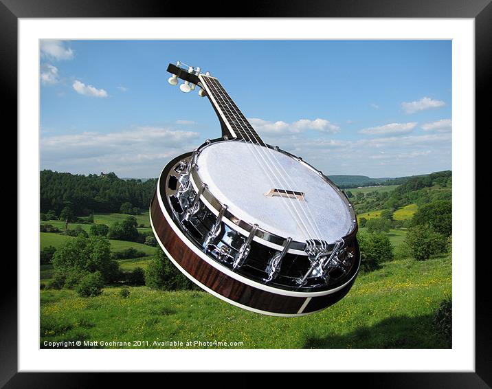 Grafton Banjolele Framed Mounted Print by Matt Cochrane