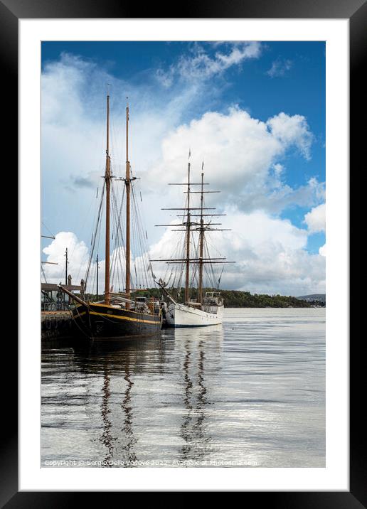 Old vessels in Oslo, Norway Framed Mounted Print by Sergio Delle Vedove