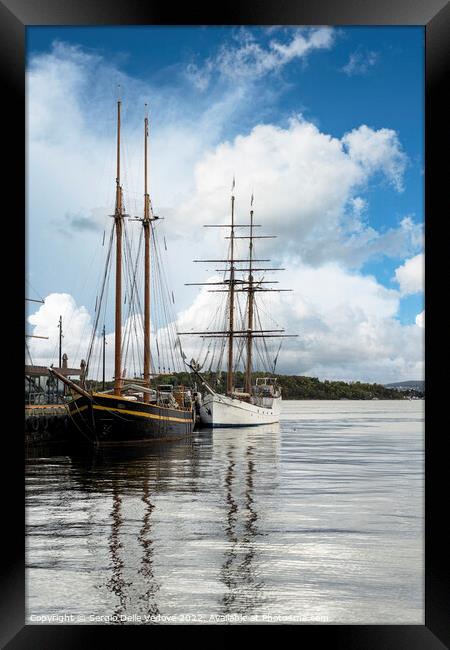 Old vessels in Oslo, Norway Framed Print by Sergio Delle Vedove
