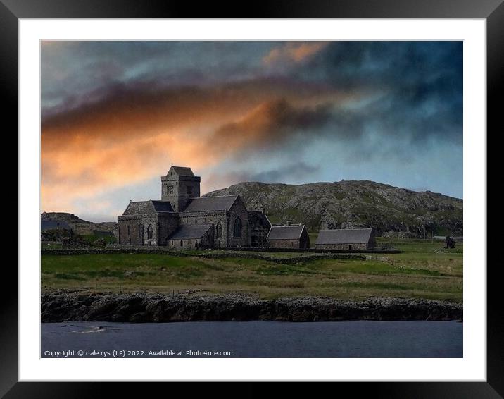 IONA ABBEY  Framed Mounted Print by dale rys (LP)