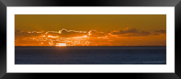 Indian Ocean Sunrise Framed Mounted Print by Jeremy Hayden