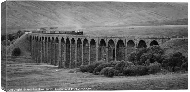 Ribblehead Viaduct Canvas Print by Nigel Wilkins