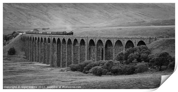 Ribblehead Viaduct Print by Nigel Wilkins