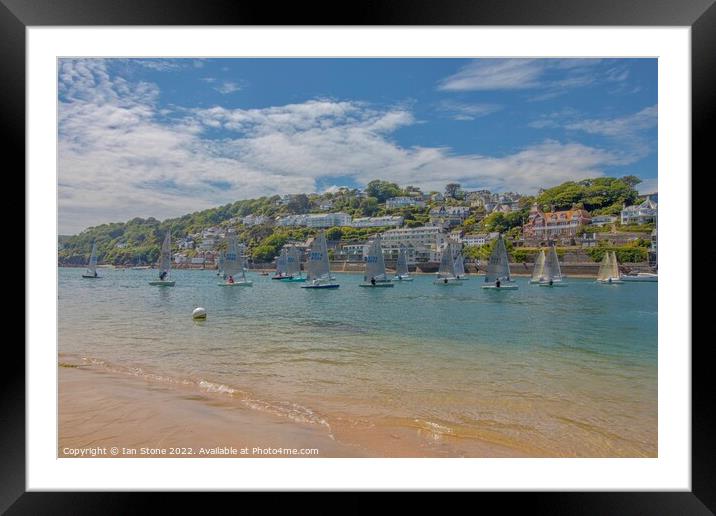 Lovely Salcombe  Framed Mounted Print by Ian Stone