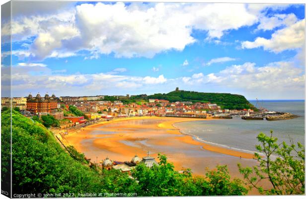 Scarborough, North Yorkshire, UK Canvas Print by john hill