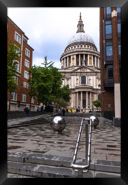 St.Pauls in London Framed Print by Clive Wells