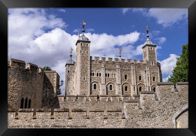 The Tower of London Framed Print by Clive Wells