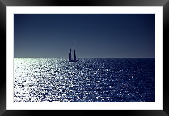 Serenity on the Seas Framed Mounted Print by Stuart Jack