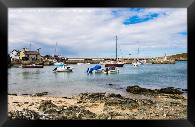 Cemaes Bay Isle of Anglesey Wales Framed Print by Pearl Bucknall