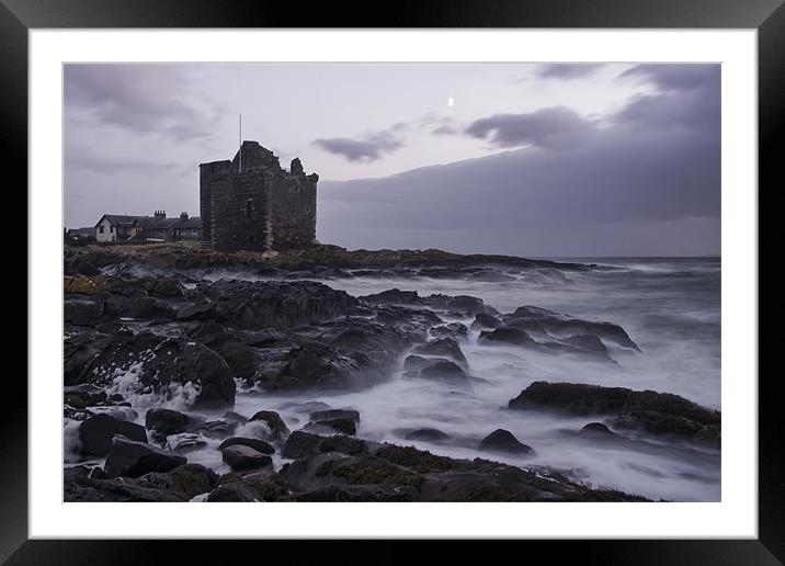 Stormy Waters Framed Mounted Print by Sam Smith