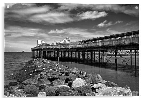 Herne Bay Piers, Kent  Acrylic by Darren Galpin