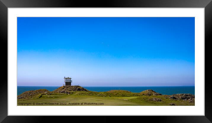 Majestic Sea Views Framed Mounted Print by David McGeachie