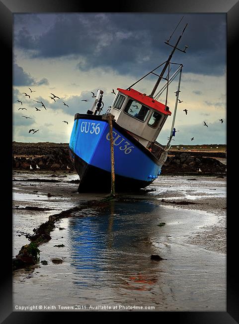 Fishing Boat 3 Canvases & Prints Framed Print by Keith Towers Canvases & Prints