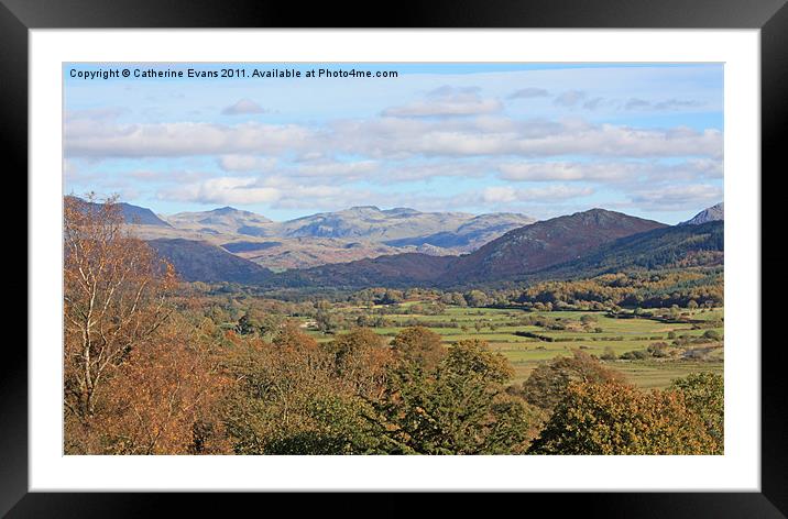 Across the Eskdale Valley Framed Mounted Print by Catherine Fowler
