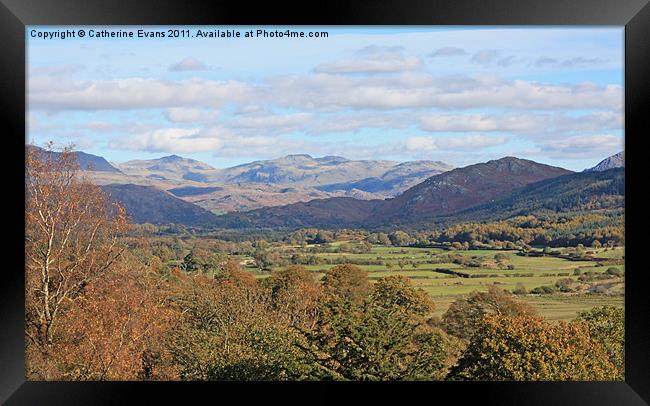 Across the Eskdale Valley Framed Print by Catherine Fowler
