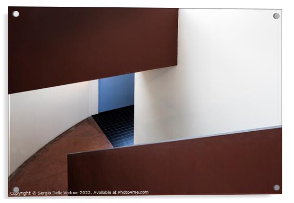 Interior spaces Acrylic by Sergio Delle Vedove