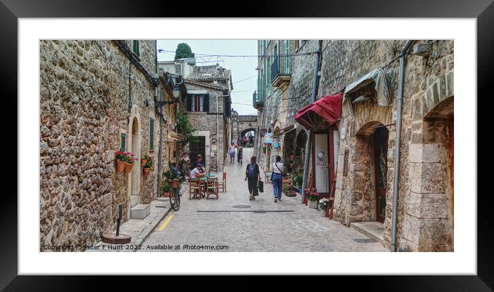 Valldemossa A Mountain Village  Framed Mounted Print by Peter F Hunt