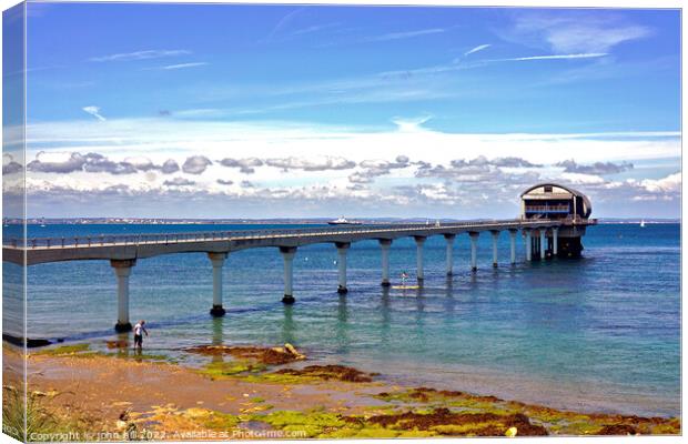 Bembridge lifeboat station, Isle of Wight. Canvas Print by john hill