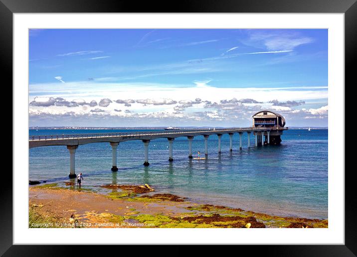 Bembridge lifeboat station, Isle of Wight. Framed Mounted Print by john hill