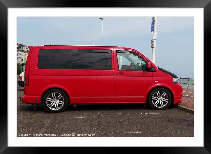 Volkswagen T30 Sportline camper. Framed Mounted Print by Mark Ward