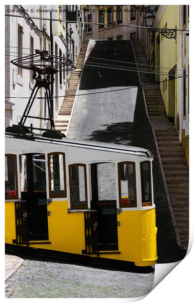 Lisbon Tram Print by Alexandre Rotenberg