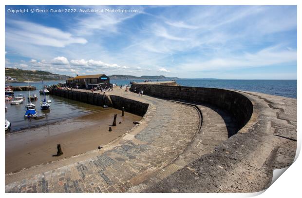 On Top of the Harbour Wall (The Cobb) #2 Print by Derek Daniel