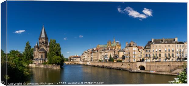Metz Downtown Panorama Canvas Print by DiFigiano Photography