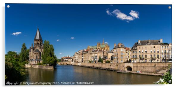 Metz Downtown Panorama Acrylic by DiFigiano Photography