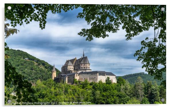 Vianden Castle Acrylic by DiFigiano Photography