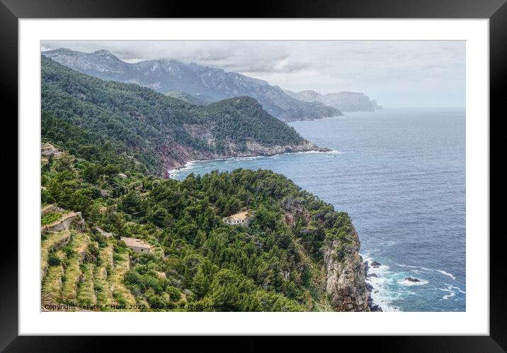 View From Ses Animes Watch Tower Mallorca  Framed Mounted Print by Peter F Hunt
