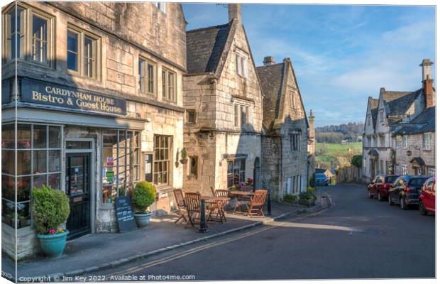 Painswick in the Spring  Canvas Print by Jim Key