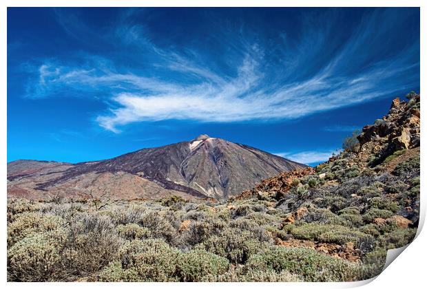 Mount Teide, Tenerife  Print by Joyce Storey