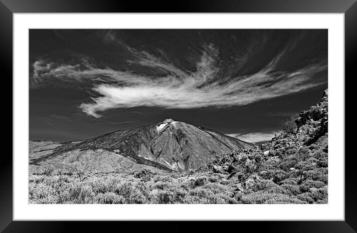 Mount Teide Framed Mounted Print by Joyce Storey