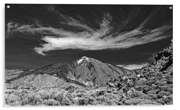 Mount Teide Acrylic by Joyce Storey