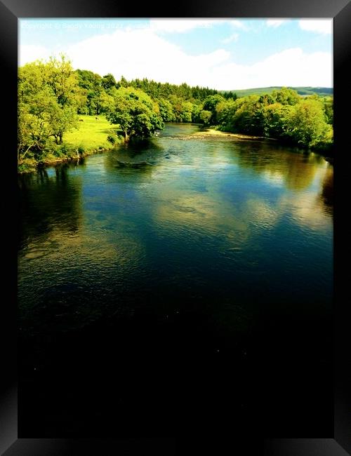 River Tay at Aberfeldy  Framed Print by Sandy Young