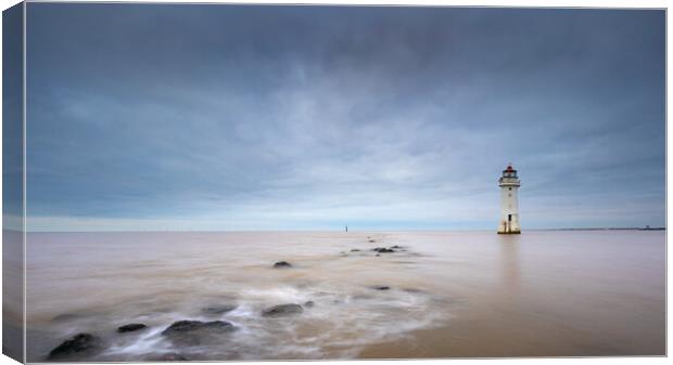 New Brighton  Lighthouse Merseyside Canvas Print by Phil Durkin DPAGB BPE4