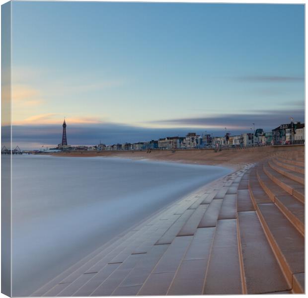 Blackpool Promenade and Tower Canvas Print by Phil Durkin DPAGB BPE4