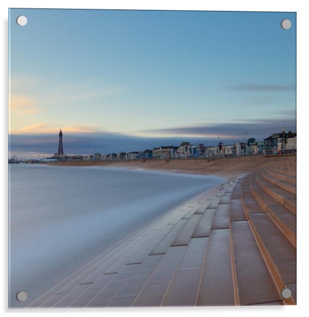 Blackpool Promenade and Tower Acrylic by Phil Durkin DPAGB BPE4