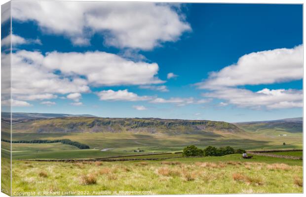 Cronkley Scar from above Hanging Shaw, Teesdale Canvas Print by Richard Laidler