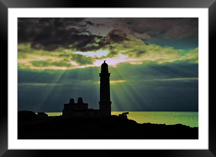 Corswell lighthouse Framed Mounted Print by Stuart Jack
