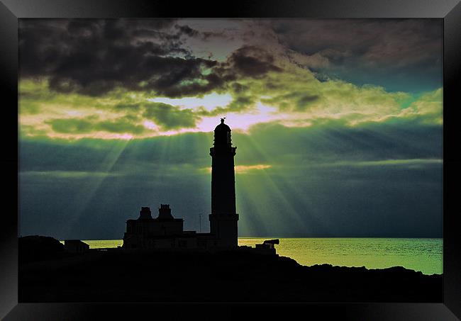 Corswell lighthouse Framed Print by Stuart Jack