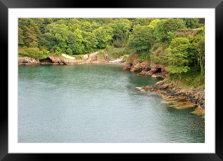 Fishcombe Cove Framed Mounted Print by graham young