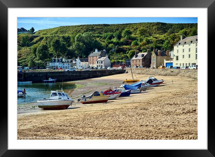 Serenity at Stonehaven Framed Mounted Print by Rodney Hutchinson