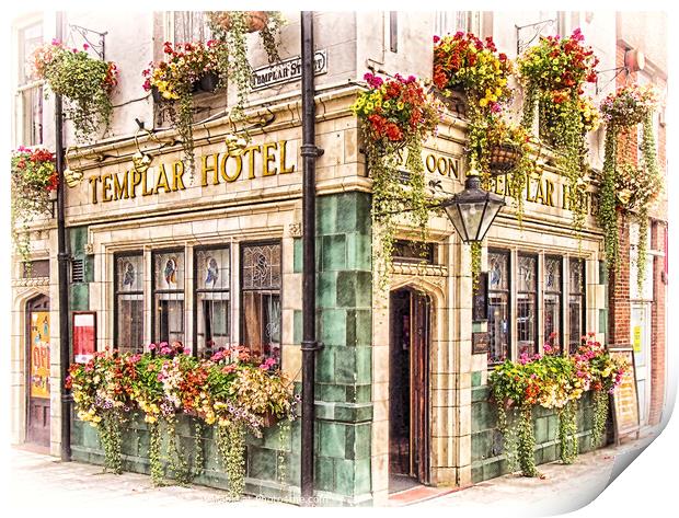 Templar Hotel Leeds Print by Philip Openshaw