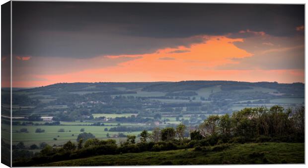 Serene Sunset Over the Garden of England Canvas Print by Jeremy Sage