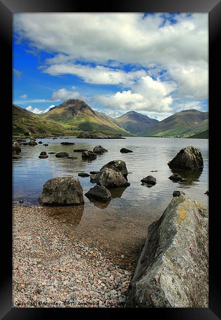 Lake District Cumbria  Framed Print by Anthony Michael 