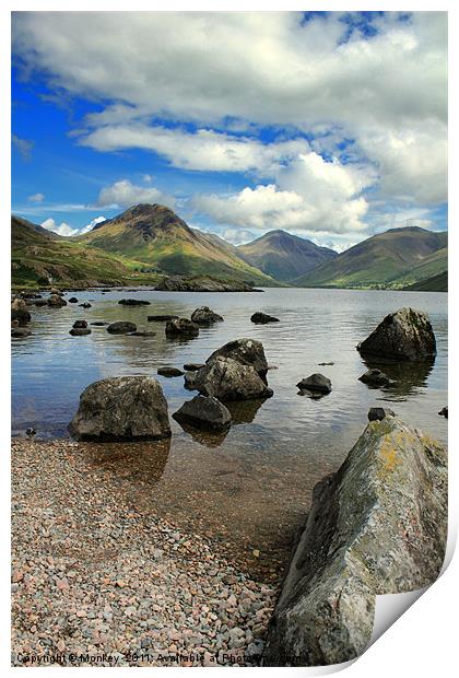 Lake District Cumbria  Print by Anthony Michael 