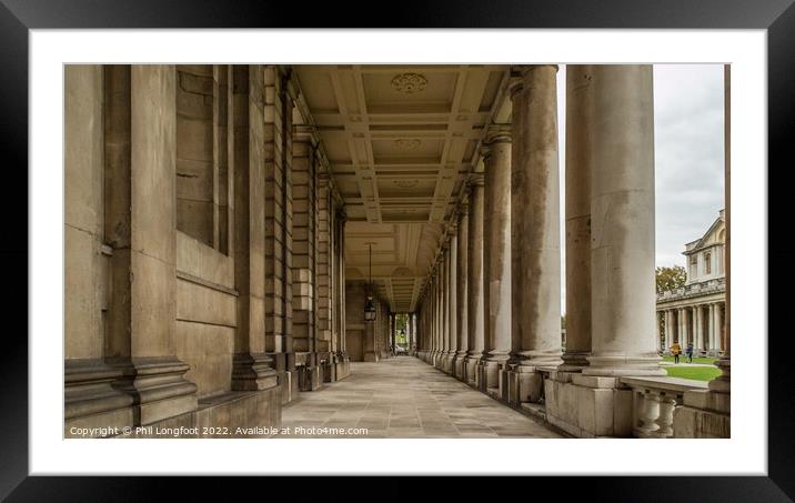 The Old Royal Naval College London  Framed Mounted Print by Phil Longfoot
