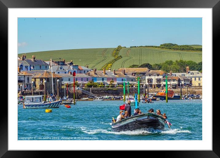 Salcombe by the sea  Framed Mounted Print by Ian Stone